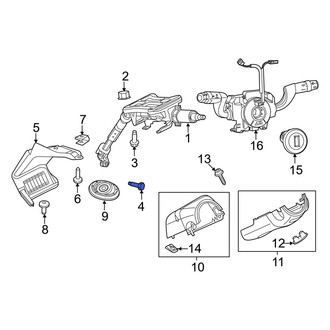Ram OE - Lower Steering Column Bolt