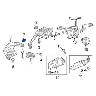 Ram OE - Instrument Panel Trim Panel Nut