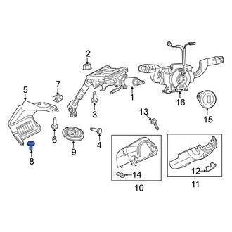 Ram OE - Steering Column Cover Screw