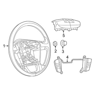 Ram OE - Steering Wheel & Trim (Standard Cargo Van)