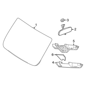 Ram OE - Windshield - Glass (Extended Cargo Van / Standard Cargo Van)