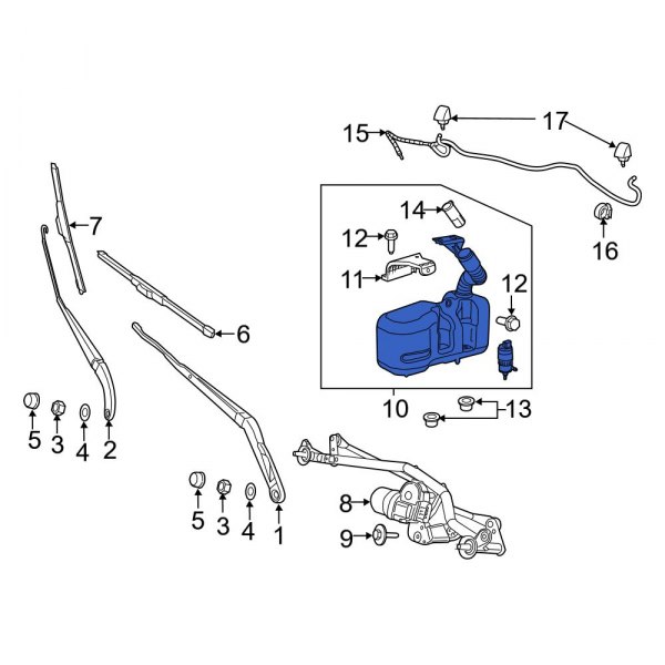 Washer Fluid Reservoir