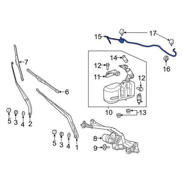 Windshield Washer Hose