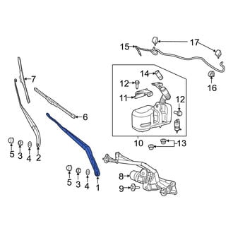 Ram OE - Right Wiper Arm