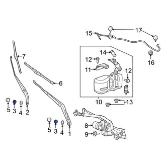 Ram OE - Wiper Arm Nut