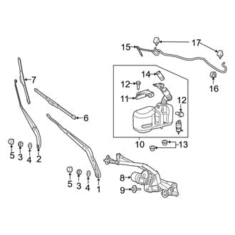 Ram OE - Windshield - Wiper & Washer Components
