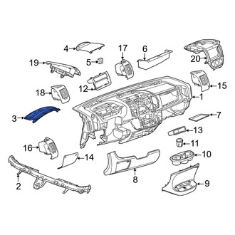 Ram OE - Instrument Cluster Bezel
