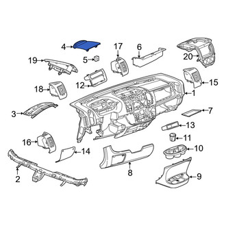 Ram OE - Upper Instrument Panel Trim Panel
