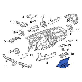 Ram OE - Lower Instrument Panel Trim Panel