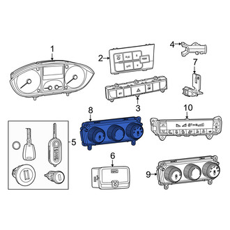 Ram OE - HVAC Temperature Control Panel