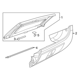 Ram OE - Instrument Panel - Glove Box (Standard Cargo Van)