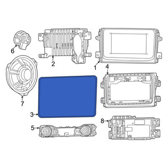 Ram OE - Radio Bezel