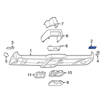 Ram OE - Right Upper Console Bracket