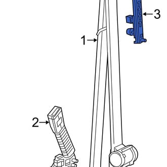 Ram OE - Front Left Seat Belt Height Adjuster