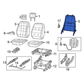 Ram OE - Front Right Seat Back Frame