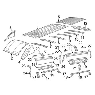 Ram OE - Roof & Components (W/O Dual Doors)