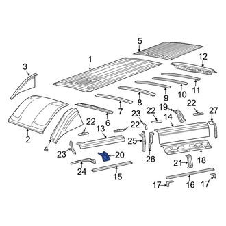 Ram OE - Roof Bow Bracket