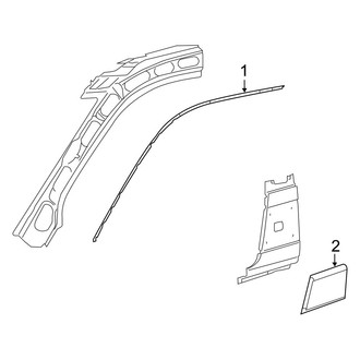Ram OE - Pillars, Rocker & Floor - Exterior Trim (Extended Cargo Van / Standard Cargo Van)
