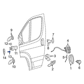 Ram OE - Door Check Bolt