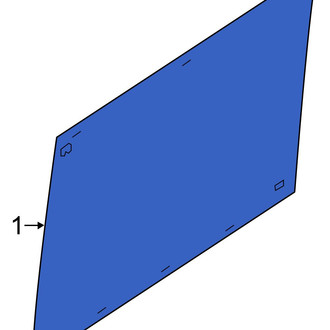 Ram OE - Sliding Door Glass