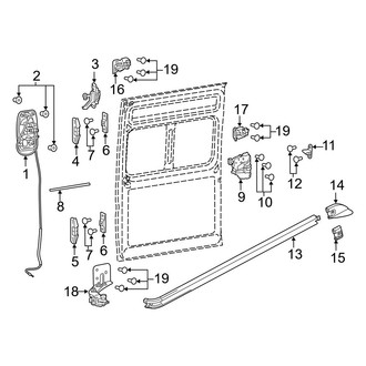 Ram OE - Side Loading Door - Lock & Hardware