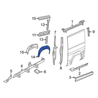 Ram OE - Rear Right Outer Wheel Housing Side Panel