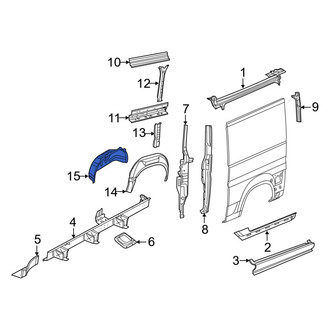 Ram OE - Rear Right Inner Wheel Housing Side Panel
