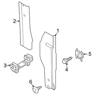 Ram OE - Side Panel - Interior Trim (Passenger Side)