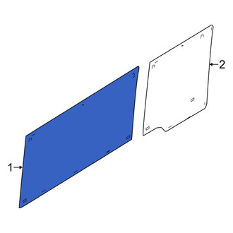 Ram OE - Rear Right Forward Quarter Glass