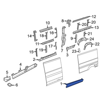 Ram OE - Left Outer Rocker Panel