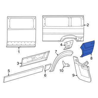 Ram OE - Left Rocker Panel Guard