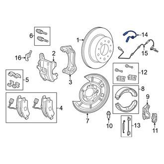 Ram OE - Rear Brake Hydraulic Hose
