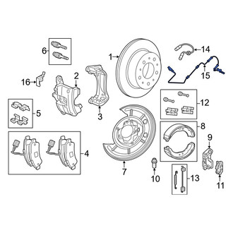 Ram OE - Rear ABS Wheel Speed Sensor