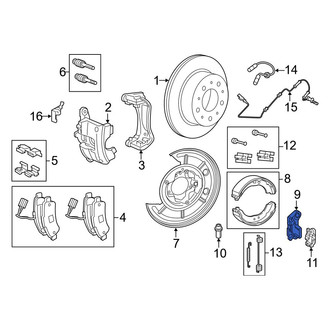 Ram OE - Rear Drum Brake Adjusting Lever