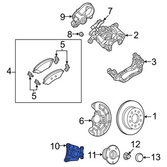 Ram OE - Rear Right Stub Axle