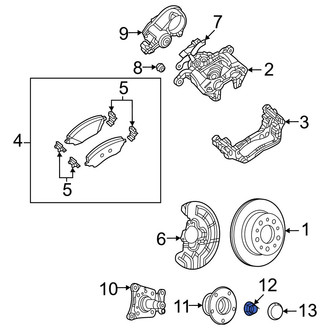 Ram OE - Front Axle Nut