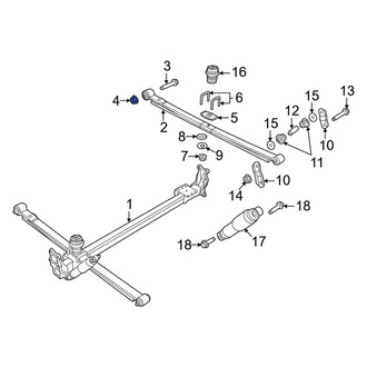Ram OE - Leaf Spring Nut