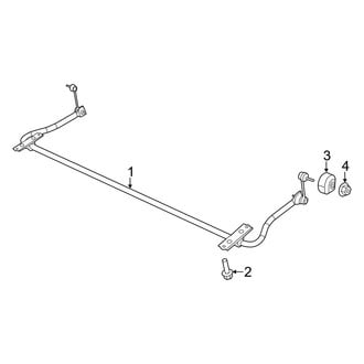 Ram OE - Rear Suspension - Stabilizer Bar & Components (Extended Cargo Van / Standard Cargo Van)
