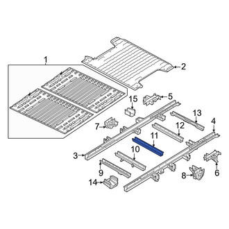Ram OE - Rear Center Floor Pan Crossmember