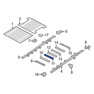 Ram OE - Rear Center Floor Pan Crossmember