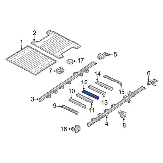 Ram OE - Rear Center Floor Pan Crossmember