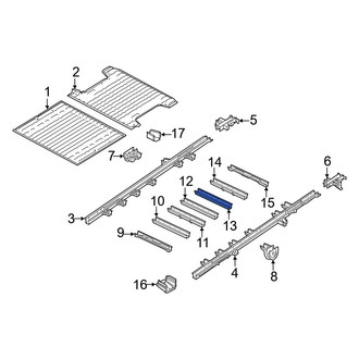 Ram OE - Rear Center Floor Pan Crossmember