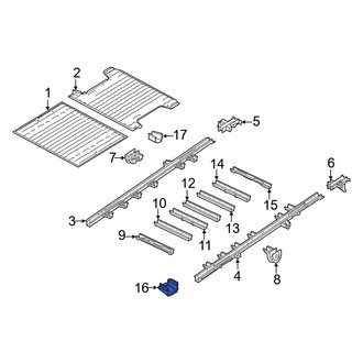 Ram OE - Rear Right Floor Pan Crossmember Bracket