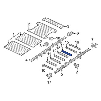 Ram OE - Rear Center Floor Pan Crossmember