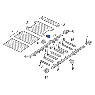 Ram OE - Rear Right Floor Pan Crossmember Bracket