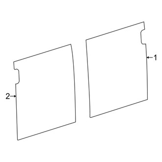 Ram OE - Back Door - Glass & Hardware
