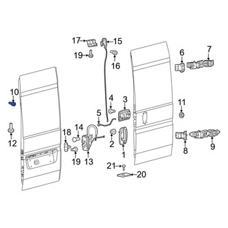 Ram OE - Right Door Hinge Bolt