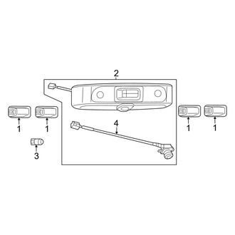 Ram OE - Rear Lamps - Roof Lamps (Extended Cargo Van / Standard Cargo Van)