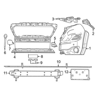 Ram OE - Front Bumper & Grille - Bumper & Components