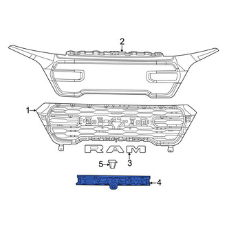 Ram OE - Grille Emblem Bracket